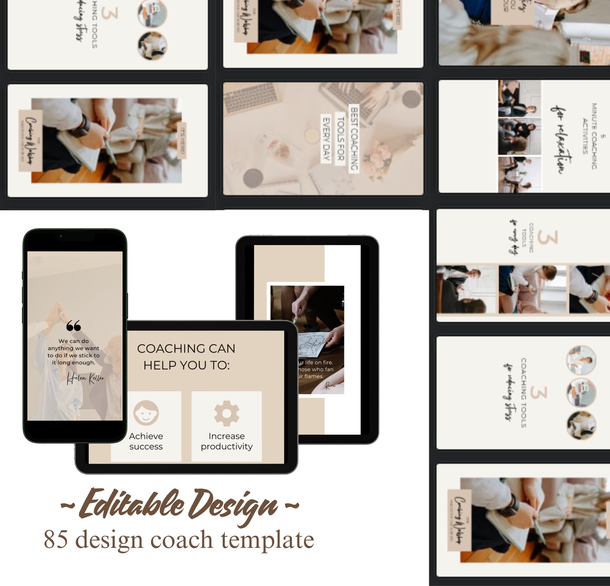 Instagram Template Coach Canva Template, Life Coach Instagram Template ...