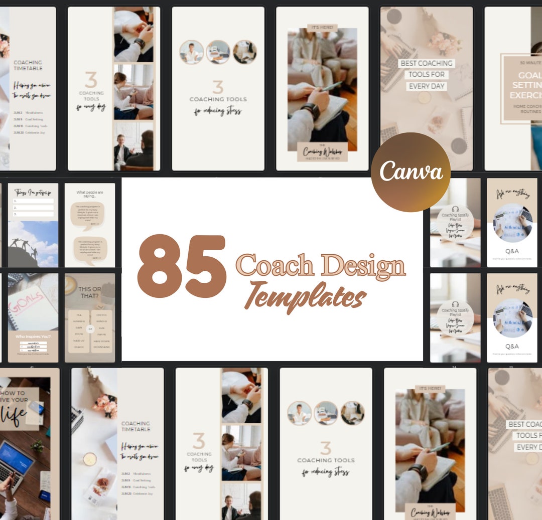 Instagram Template Coach Canva Template, Life Coach Instagram Template ...