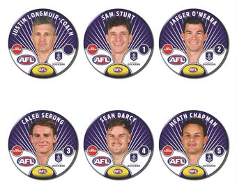 2026 FREMANTLE DOCKERS (Players) Pin Badges