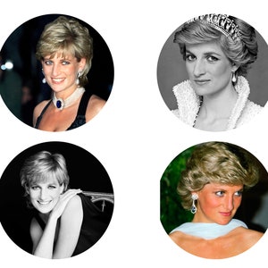 May include: Four black and white photographs of a woman with short blonde hair. The woman is wearing different outfits in each photo.