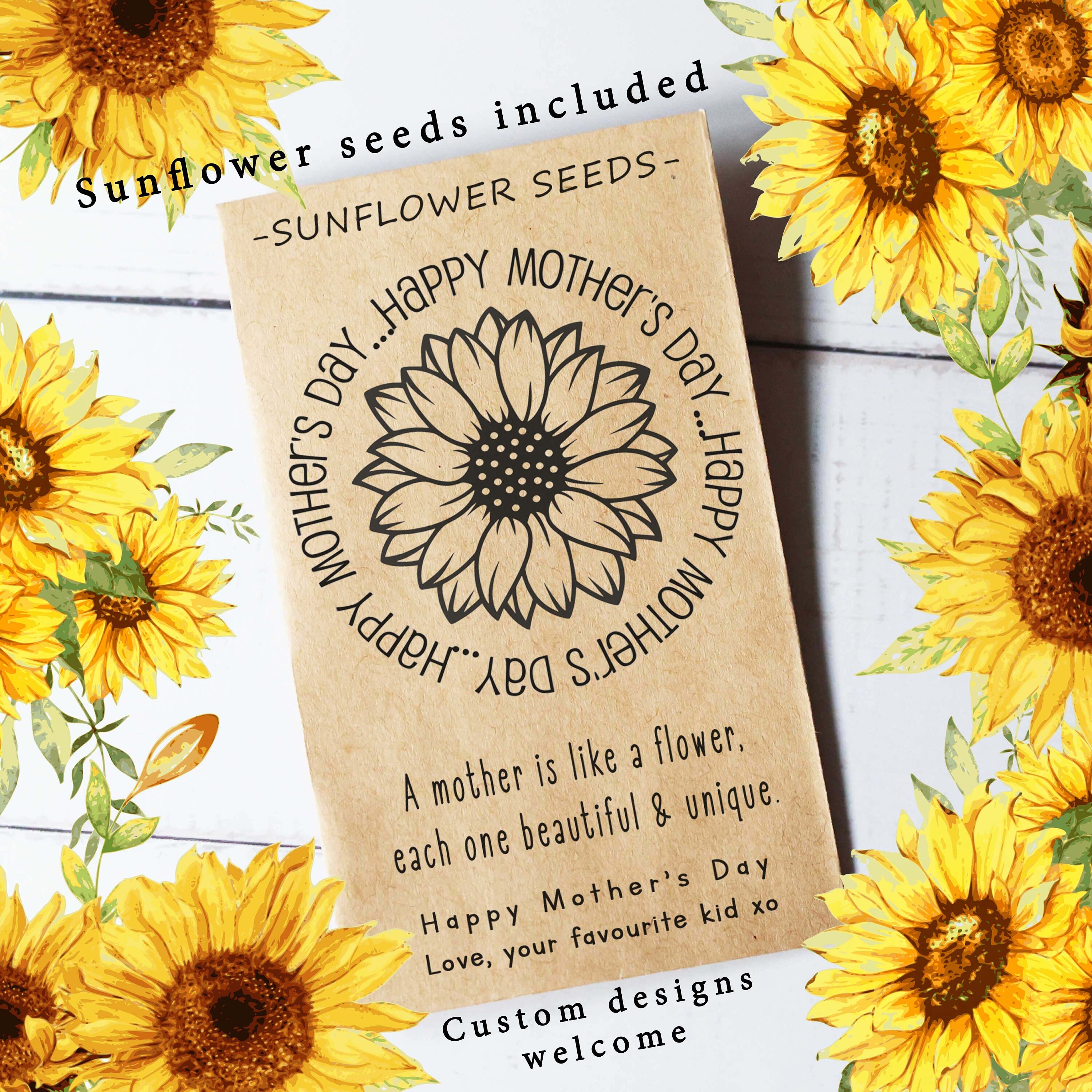 Mother's Day Gift, Mother's Day Stall, Mother's Day Favour, Custom Seed Packets, Mother's Day Seeds, Bee Seeds, Gift for Mum, Unique Favour
