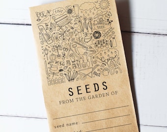 Seed Packets | Seed Envelopes | Seed Labeling | From the Garden Of | Seed Name | Date Picked | Vintage Seed Packet | Seeds To Sow