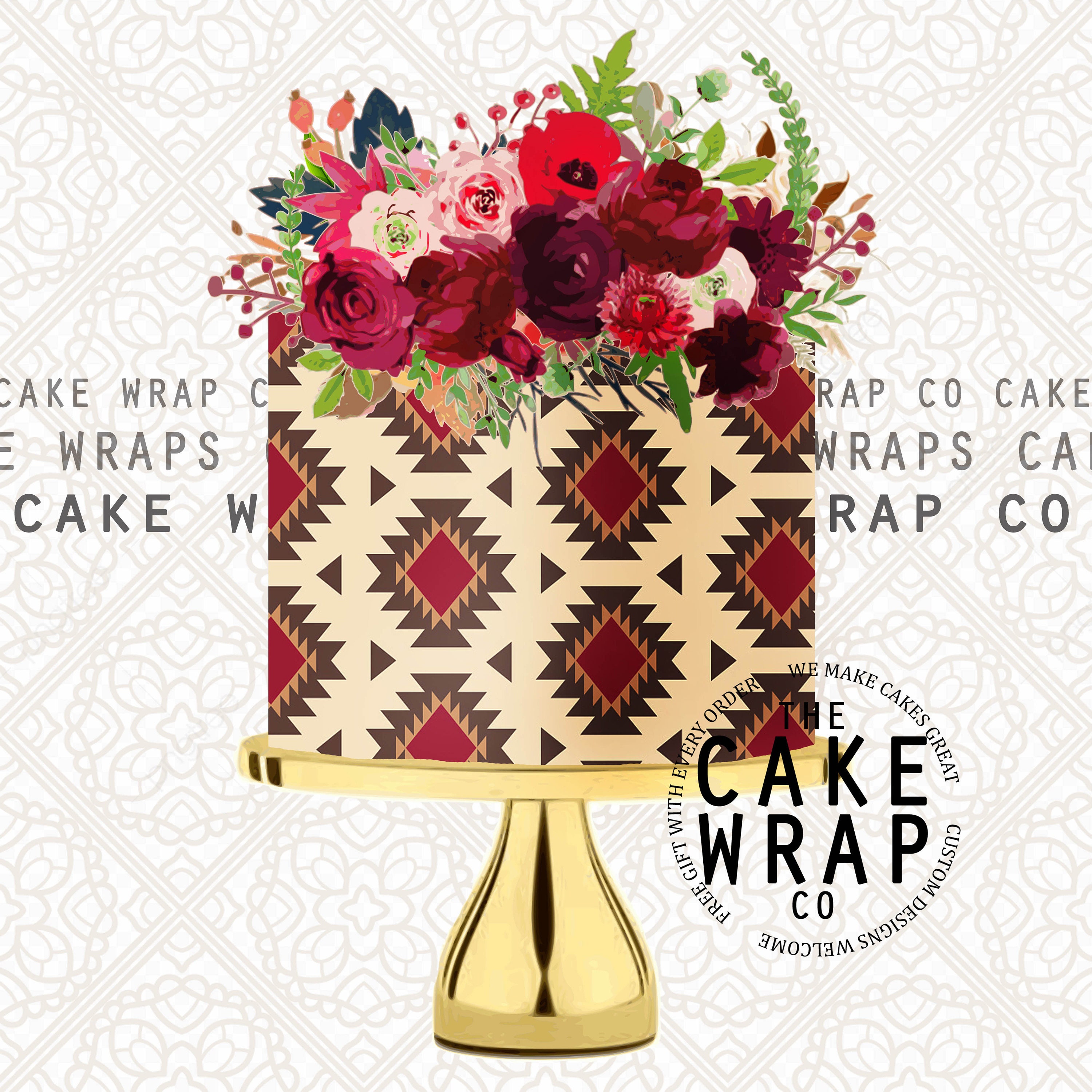 Louis Vuitton Og B Wrap Edible Cake Toppers – Ediblecakeimage