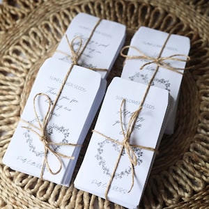 SEMI PER API, Bustine di semi di ringraziamento, Bustine di semi personalizzate, Bomboniera di ringraziamento carina, Bomboniere economiche, Regalo, Bomboniera unica, Semi di girasole