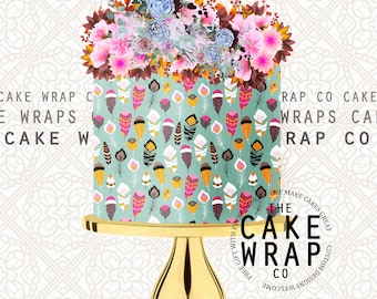 CAKE WRAP, Jadalny lukier, Opakowanie na ciasto, Arkusz lukrowy, Arkusz lukrowy do ciasta, Ciasto, Dekorowanie ciast, Jadalny papier do ciasta