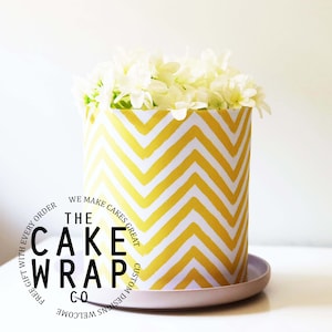 CAKE WRAP, Edible Icing, Cake Wrap, Icing Sheet, Icing Sheet for Cake, Cake, Cake Decorating, Chevron Cake Wrap
