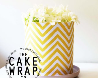 CAKE WRAP, Jadalny lukier, Cake Wrap, Arkusz lukrowy, Arkusz lukrowy do ciasta, Ciasto, Dekorowanie ciasta, Chevron Cake Wrap