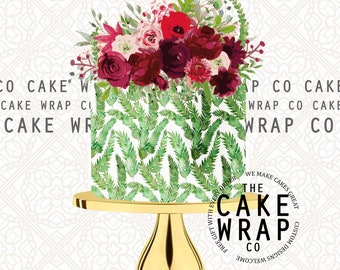 CAKE WRAP, Jadalny lukier, Opakowanie na ciasto, Arkusz lukrowy, Arkusz lukrowy do ciasta, Ciasto, Dekorowanie ciast, Jadalny papier do ciasta