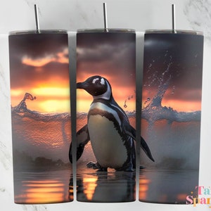Arctic Tumbler Wrap Designs, Penguin Tumbler Sublimation