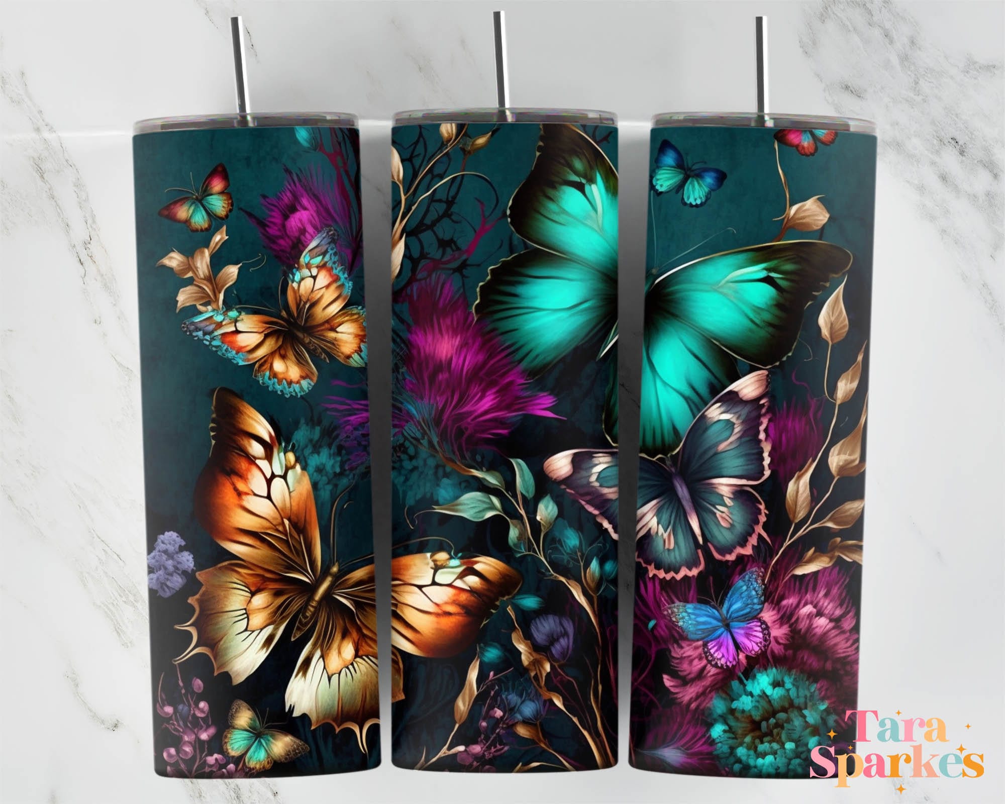 Cute Butterflies Coaster Sublimation