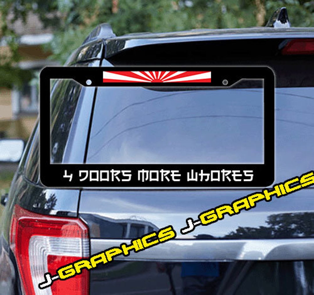 4 DOORS MORE WHORES Slap Sticker