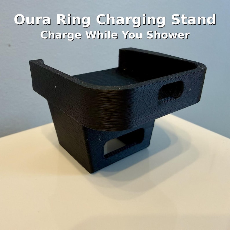 Oura Ring 4 Daily Charging Station - Bathroom Outlet Holder Accessory - No Wall Adapter Included image 4
