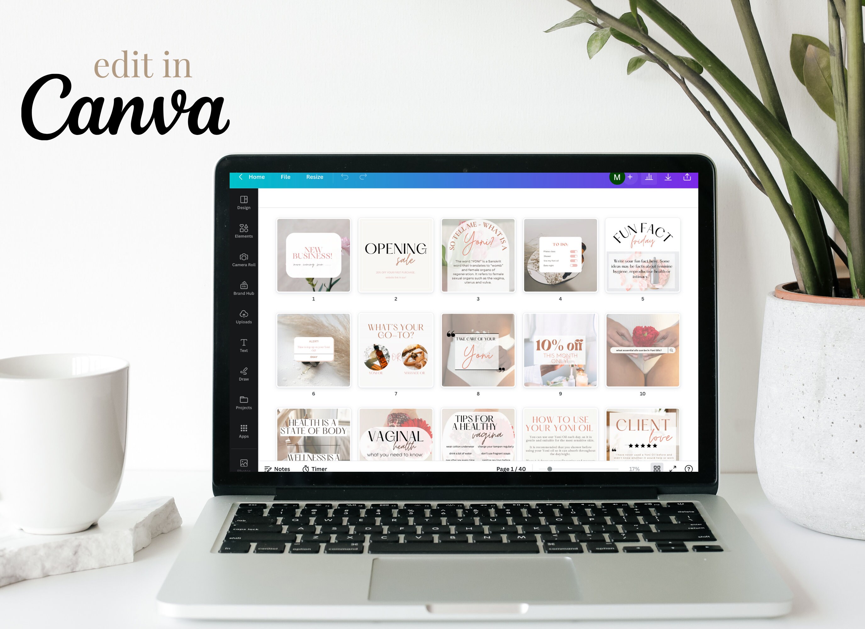 80 Yoni Oil Instagram Templates Essential Oils Female Health Female