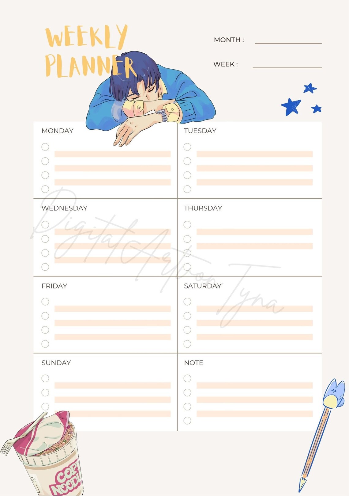 anime-weekly-planner-printable-zum-ausdrucken-a5-7-etsy