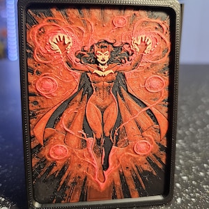 Scarlet Witch Magic the Gathering Single or Double Sleeved Deck Box