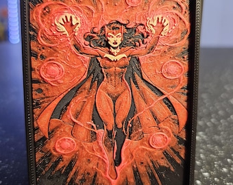 Scarlet Witch Magic the Gathering Single or Double Sleeved Deck Box