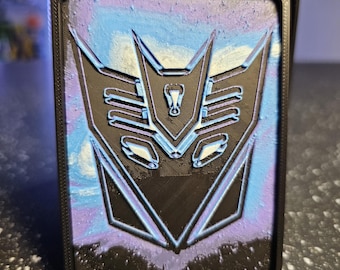 Decepticons Magic the Gathering Single or Double Sleeved Deck Box