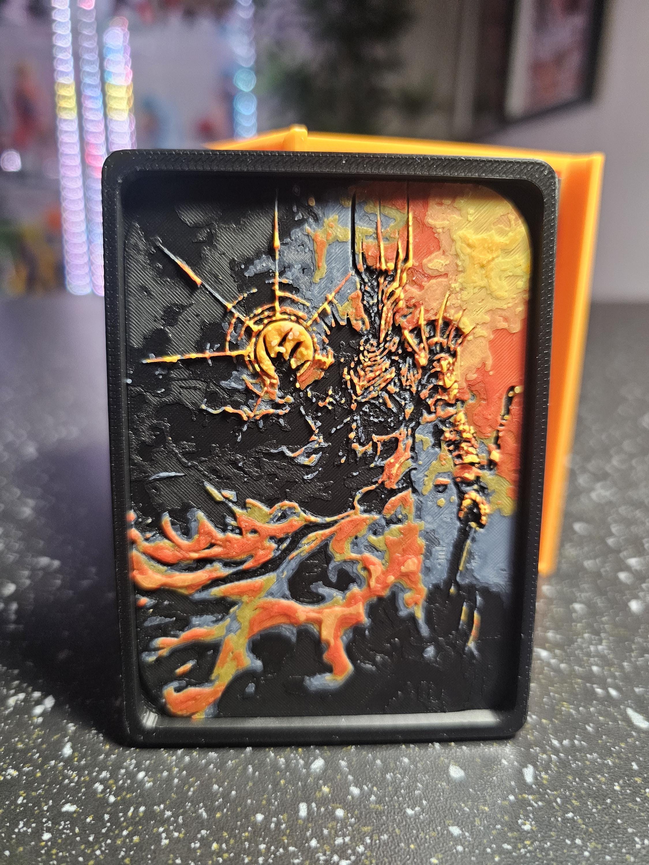 lotr mtg card sleeves ULTRA PRO Magic The Gathering Deck Protector The Lord of The Rings Tales of  Middle Earth Featuring Sauron for Magic : Amazon.co.uk: Toys & Games main image 0