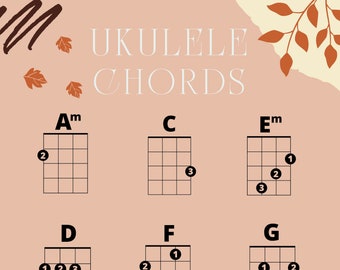 Beginner Ukulele Chord Chart