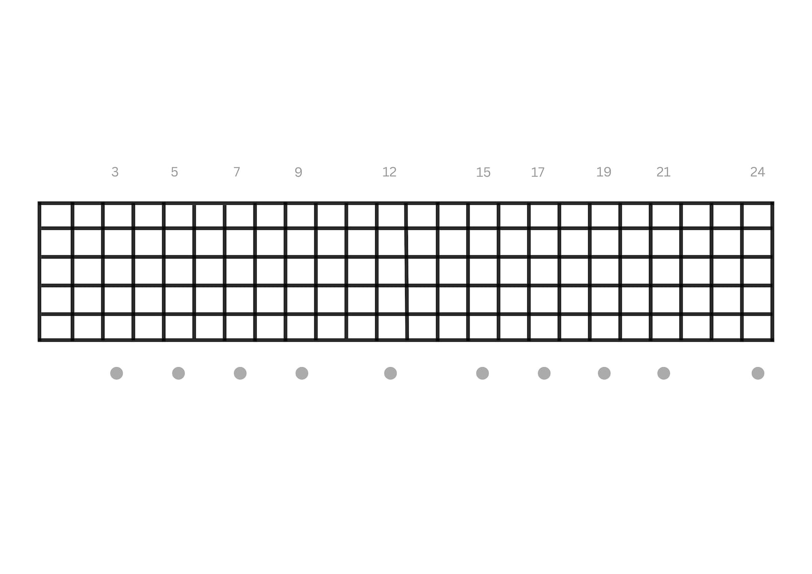 Blank Guitar Fretboard Diagram Handmade Printable Guitar Neck Etsy Blank guitar fretboard diagram handmade printable guitar neck etsy