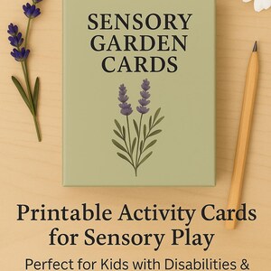 Sensory Garden Cards  Calming Plant Flashcards for Autism, Mindfulness & Emotional Regulation