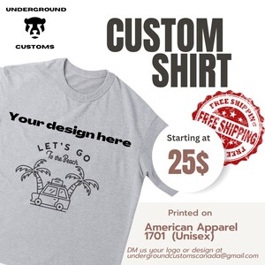 Personalized T-shirt, Custom T-Shirts, Custom Shirt, Personalized Shirt, Custom Shirt Printing, Custom Shirt for Women, Custom Shirt for Men