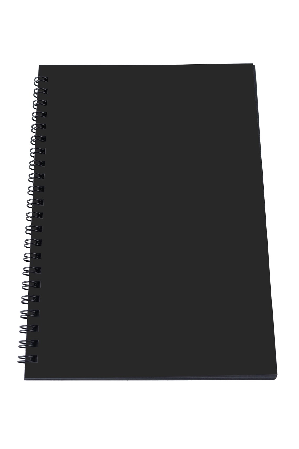 3 SET Black Notebook A5, Black Paper Notebook, Black Page Notebook