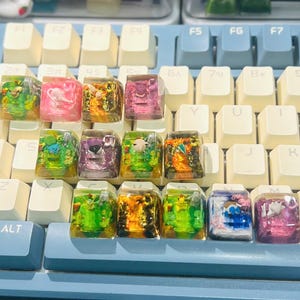 Resin Anime Keycap: Handmade Cherry MX ESC Keycap, SA Profile