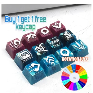 Skill Valorant Keycap, Custom Valorant ESC Resin Keycap, Valorant keycaps, Artisan Keycap for keyboards, Gaming keycaps, Gift for gamers.