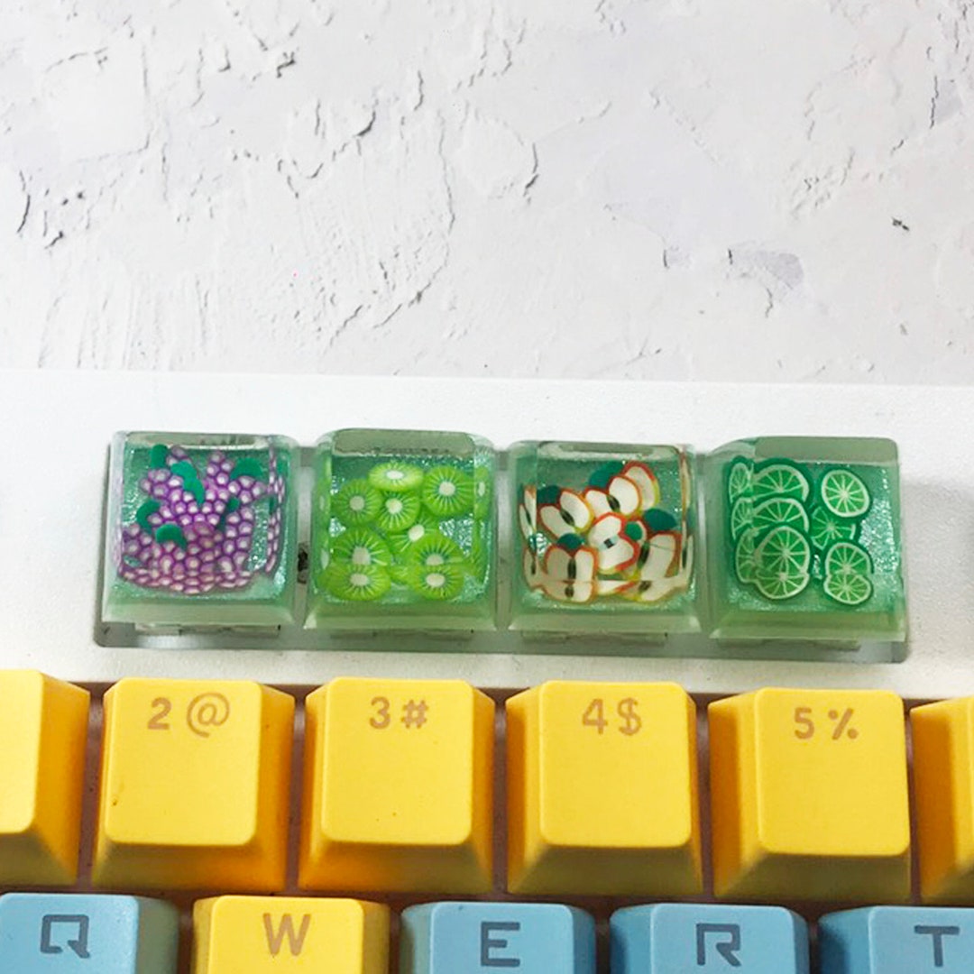 Fruit Keycaps/ Green Fruit Keycaps/ 1u Keycaps/ Sa Profile Etsy