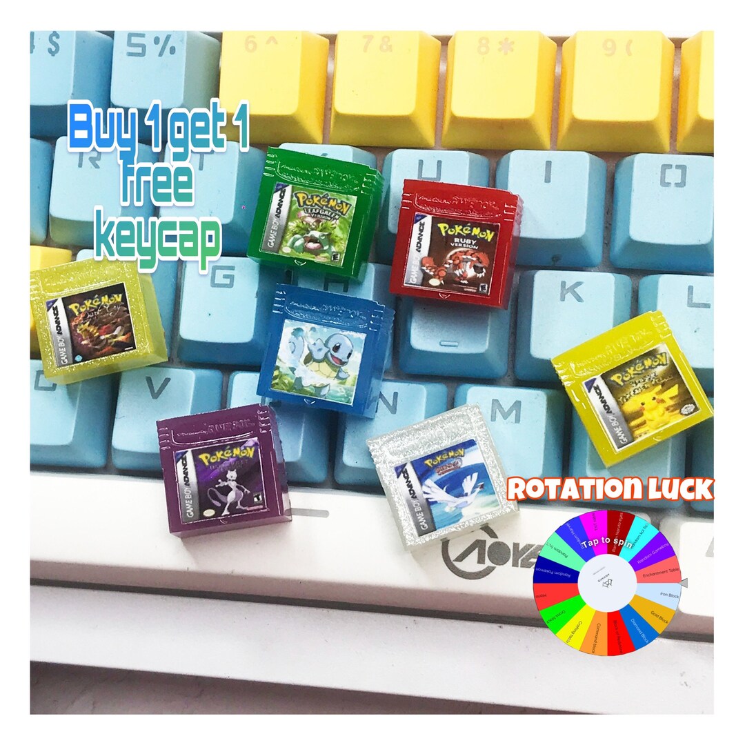 Gameboy Keycap, Anime Handmade Keycaps, Artisan Keycap for Mechanical