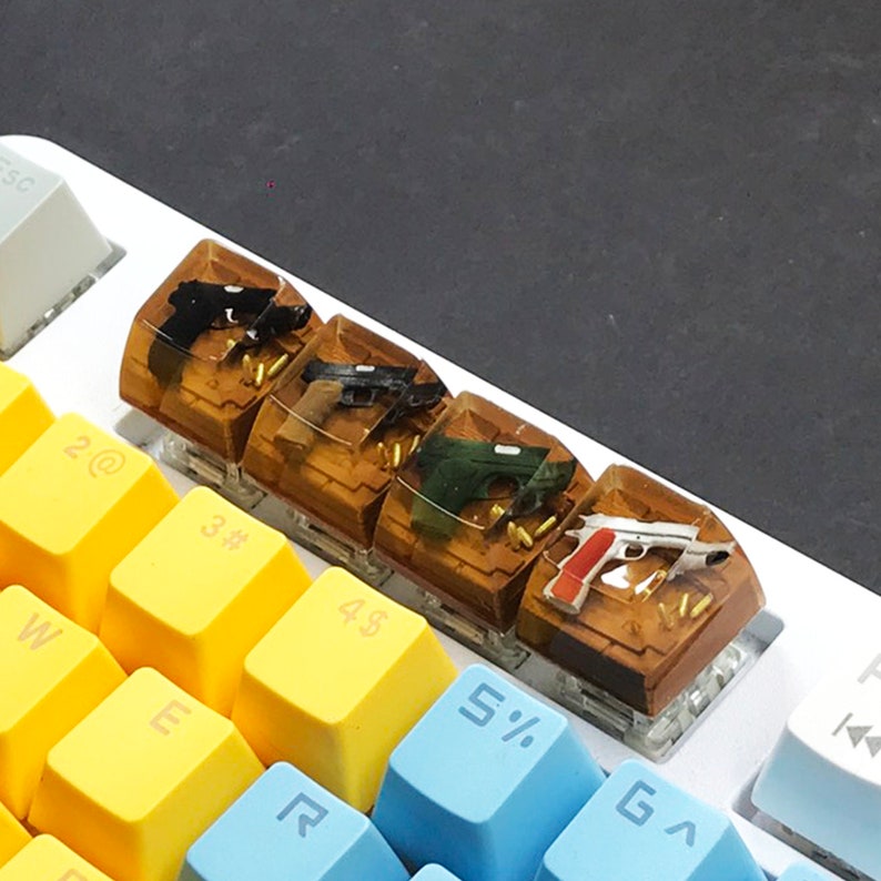 Weapon Keycaps/ Gun Keycaps/ Colt 1911 Keycap/ Glock 22 Etsy