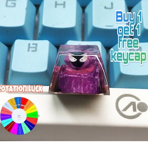 G.ast.ly Artisan Keycap: Anime Custom Resin SA Keycap