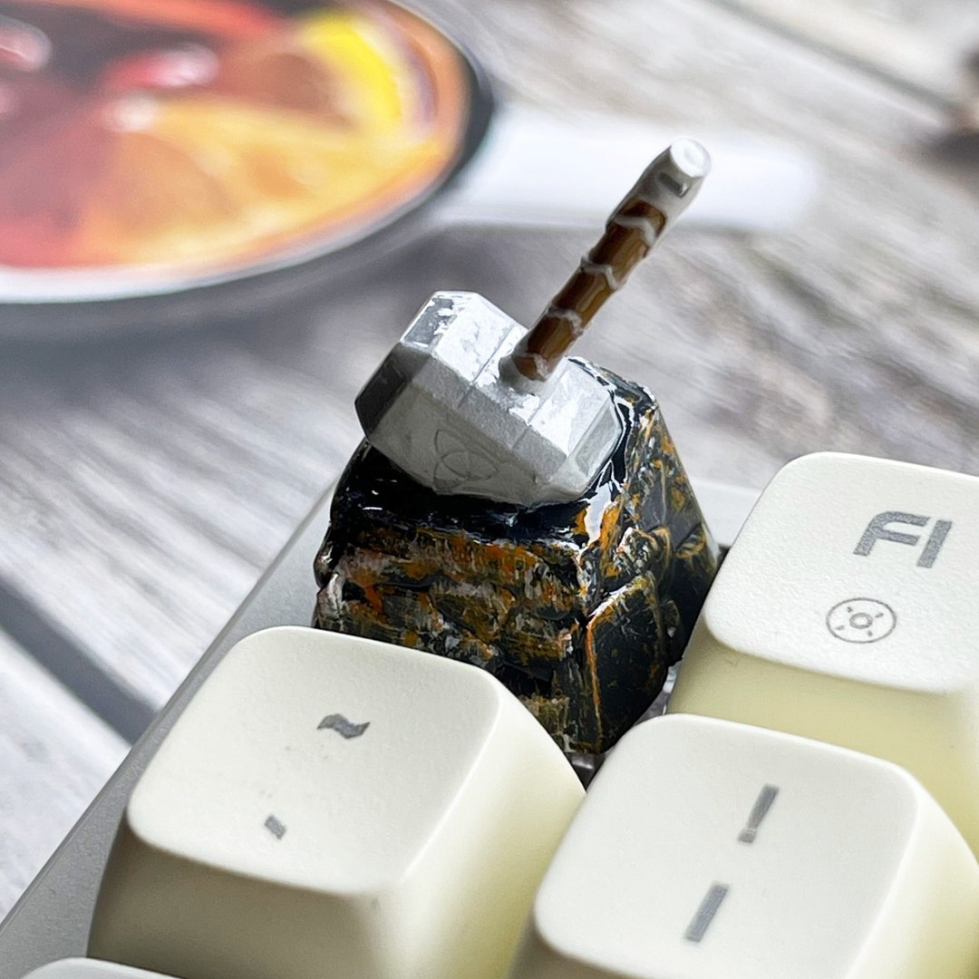 Mjolnir's Hammer Keycap Thor Keycap Artisan Custom Etsy UK