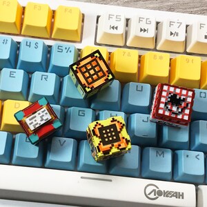 Crafting Table Keycaps, Minecraft Inspires Custom Keycap, Minecraft ...