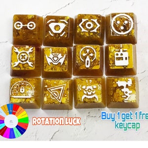 Handmade R.a.z.e Va.lo.rant Artisan Keycap: Full Set Custom Keycaps