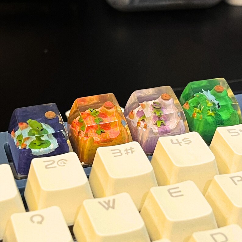 Chom.per Keycap: Plants Vs Zom.bies, Handmade Resin Artisan Keycap - Etsy
