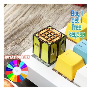 Crafting table keycaps, Minecraft inspires custom Keycap, Minecraft keycap, Custom resin keycaps, best keycaps, Father Christmas Png.