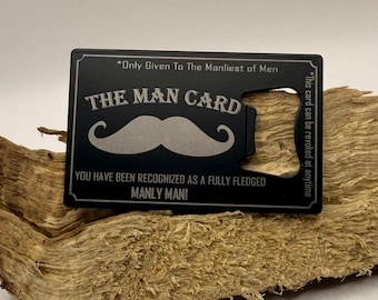 The Man Card Bottle Opener