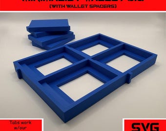 Minimalist Wallet Laser Engraving Jig and SVG File