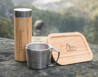 Picknick Set aus Flasche, Tasse & Lunchbox