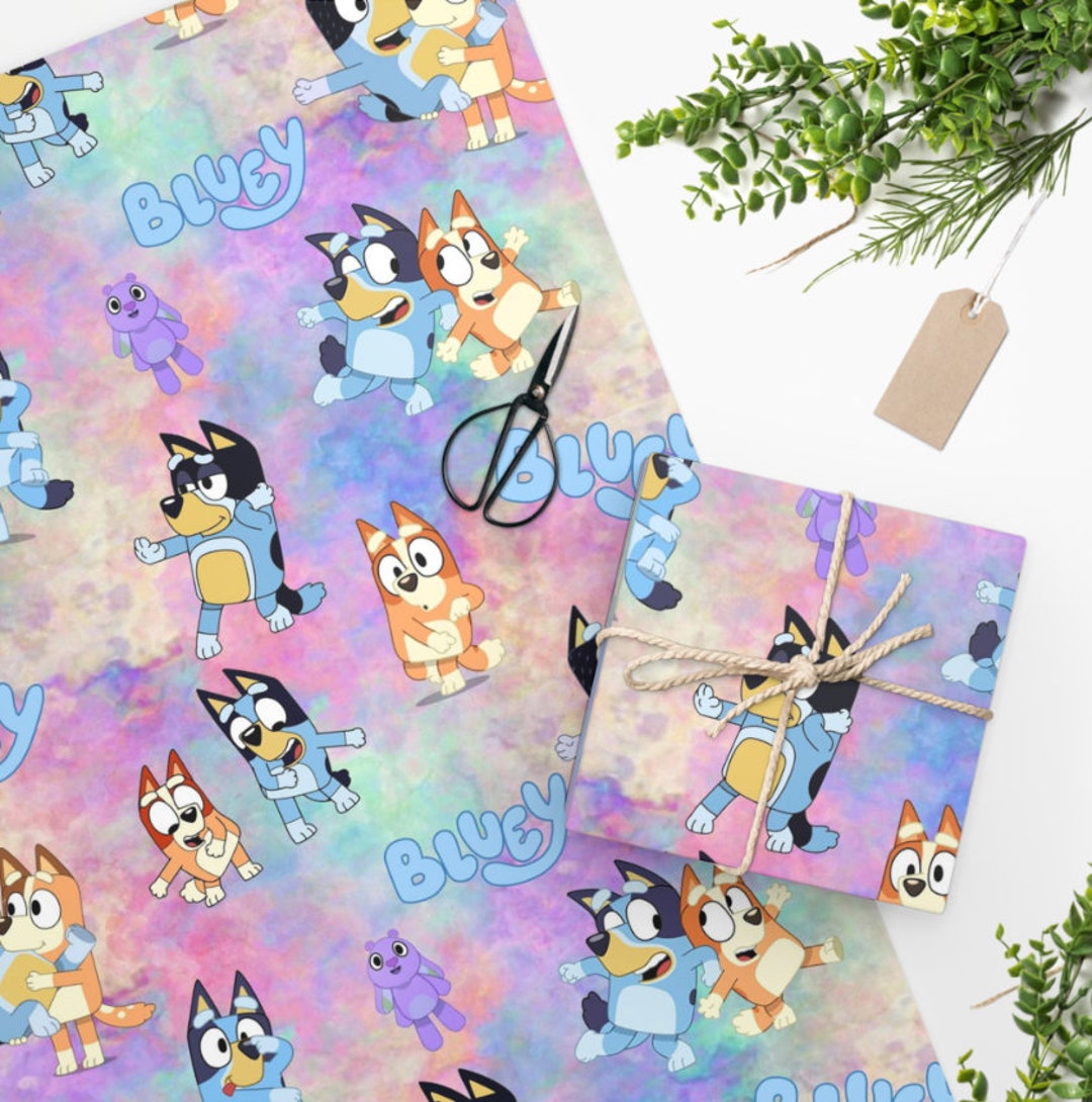 Bluey Gift Wrap, Bluey Wrapping Paper, Bluey Birthday, Bluey Wrapping