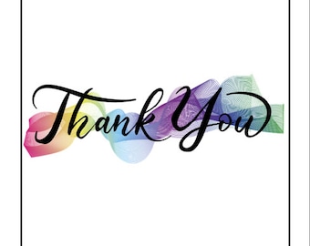 Thank You Card - Blank Inside