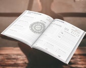 Meditation Journal - Your Mindfulness Diary & Guide. Register your Meditation Sessions, Progress, Thoughts, Feelings, Practices, etc