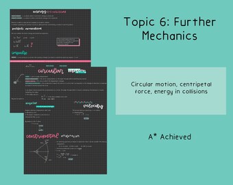 PHYSIK ANMERKUNGEN A LEVEL: Weitere Mechanik