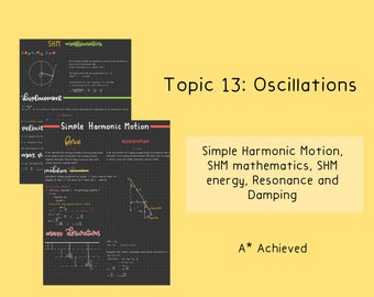 PHYSIKNOTEN EINE EBENE: Schwingungen