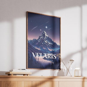 ACOTAR Digital Print | Velaris The City of Starlight  | A Court of Thorns and Roses | Aesthetic Bookish Wall Art | Sarah J Maas art print