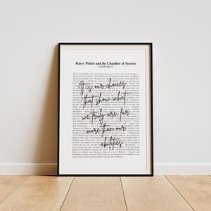 It is our choices that show what we truly are, far more.. Potter Chamber of Secrets Quote Digital Print | Potter Digital Art | Potter Quote