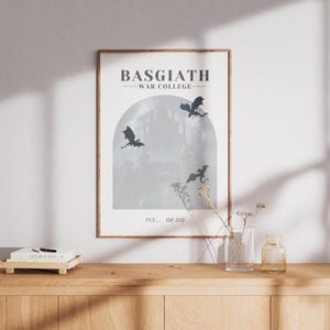 Fourth Wing print | Basgiath Dragons | Iron Flame | The Empyrean books | Rebecca Yarros | Onyx Storm | Book poster gift