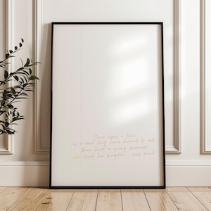 Throne of Glass | Aelin Galathynius | Sarah J Maas | Minimalistic Bookish Quote Print Digital Download | Once upon a time | Terrasen YELLOW